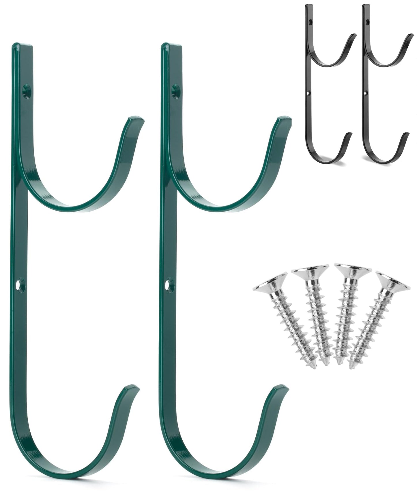 UNCO- Pool Pole Hanger, 2 Pack, Blue, Pool Hooks for Poles, Fence Hooks Pool, Pool Organizer, Pool Hangers for Poles and Hose, Pool Hanger, Outdoor Hooks for Pool Equipment, Pool Equipment Hooks