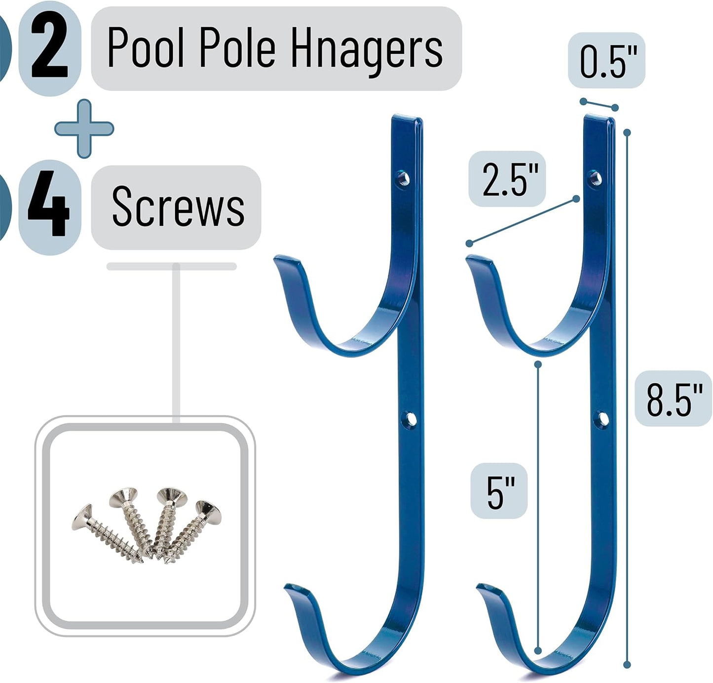 UNCO- Pool Pole Hanger and Wall & Tile Brush