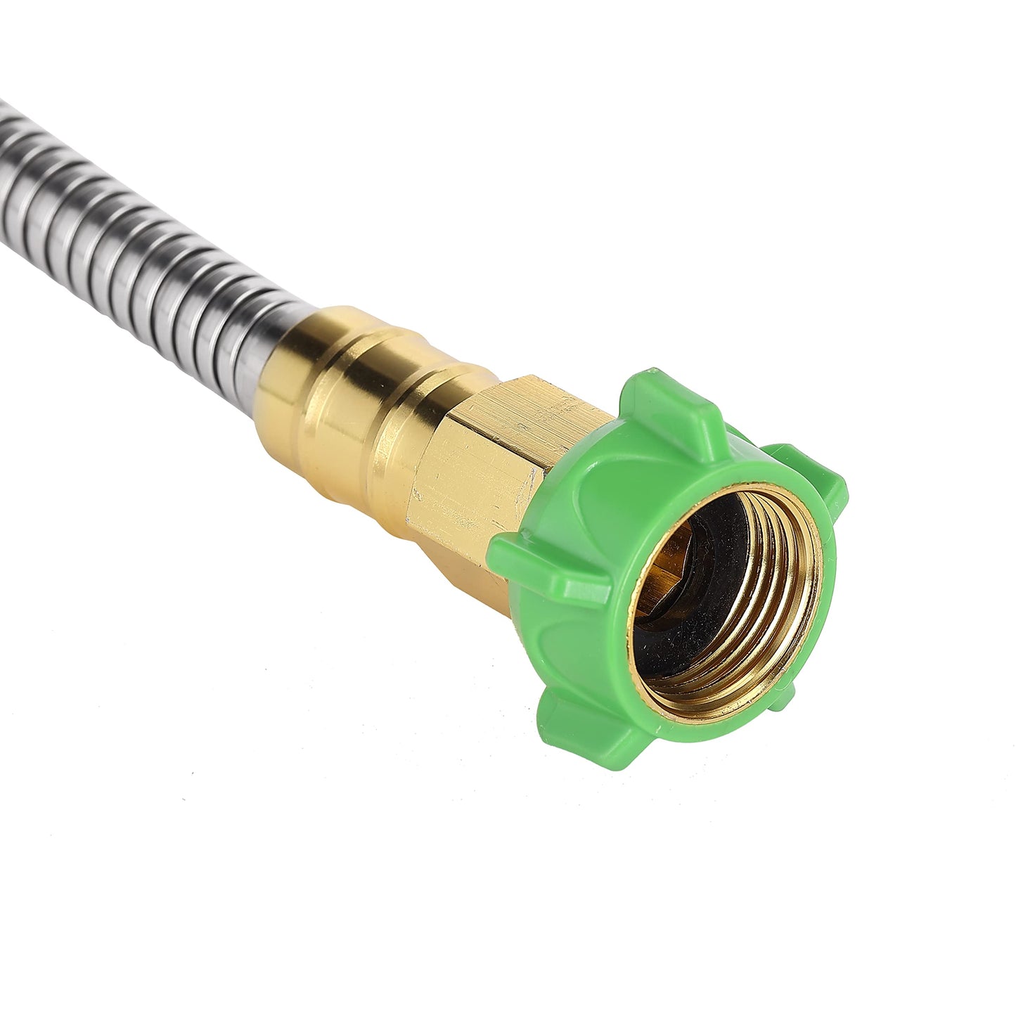 UNCO- Garden Hose, 6 Feet, Stainless Steel Hose, Metal Hose, Metal Garden Hose, Stainless Steel Garden Hose, Outdoor Hose, No Kink Garden Hose, Short Garden Hose, Garden Hose Metal