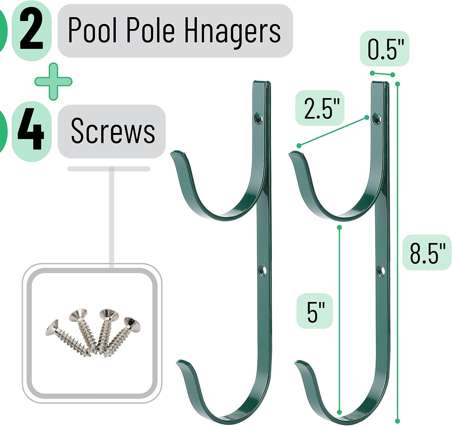 UNCO- Pool Pole Hanger and Wall & Tile Brush
