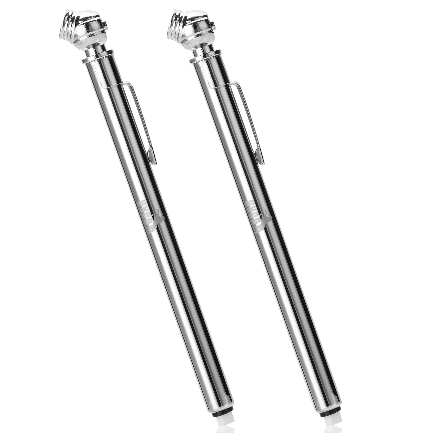 UNCO- Pencil Tire Pressure Gauge, 2 Pack, Blue & Red, 10-75 PSI, Tire Gauges for Tire Pressure, Tire Gauge, Air Pressure Gauge for Tires, Tire Air Gauge Tire Pressure, Car Tire Pressure Gauge