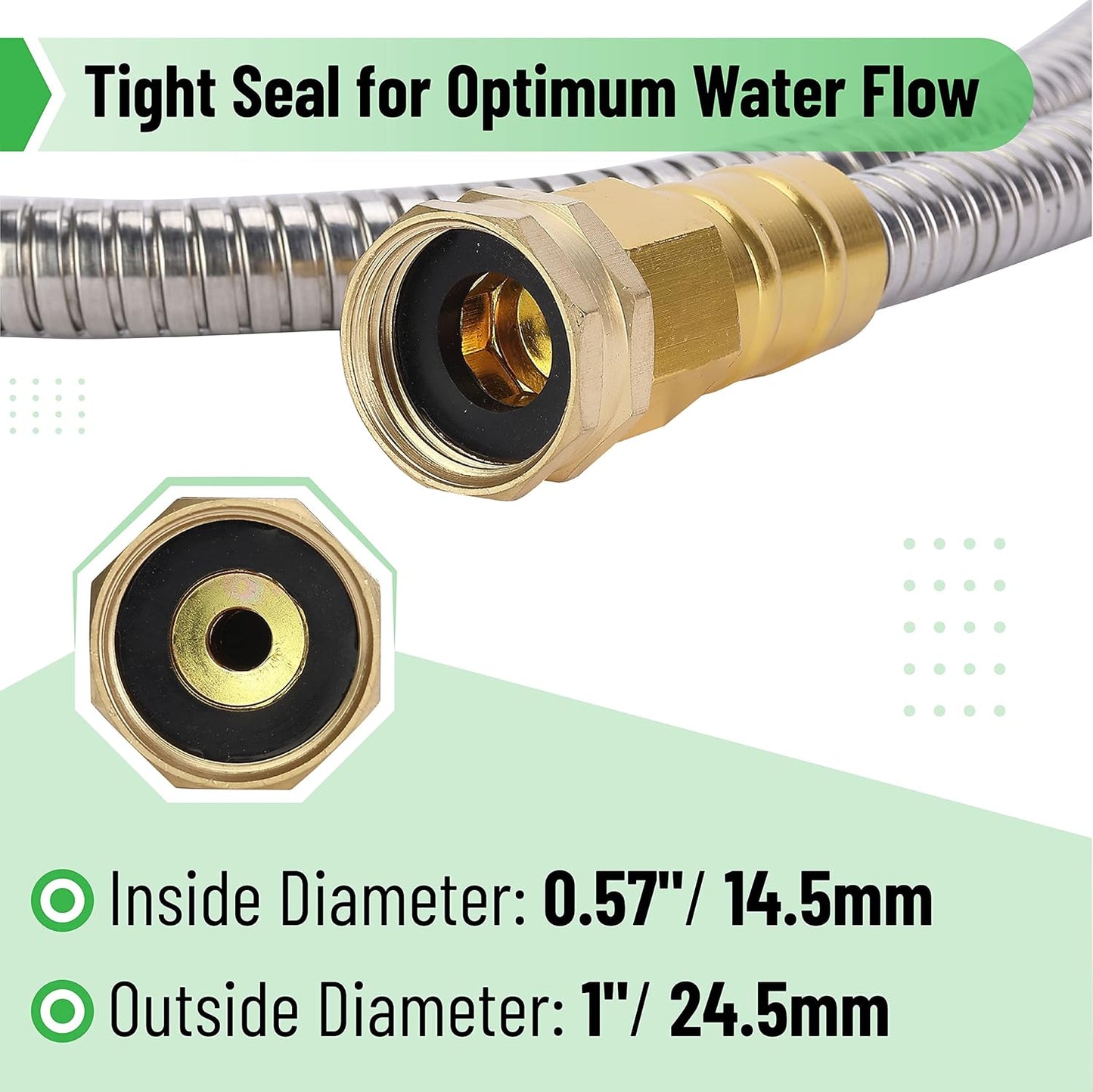 UNCO- Garden Hose with Pool Pole Hanger