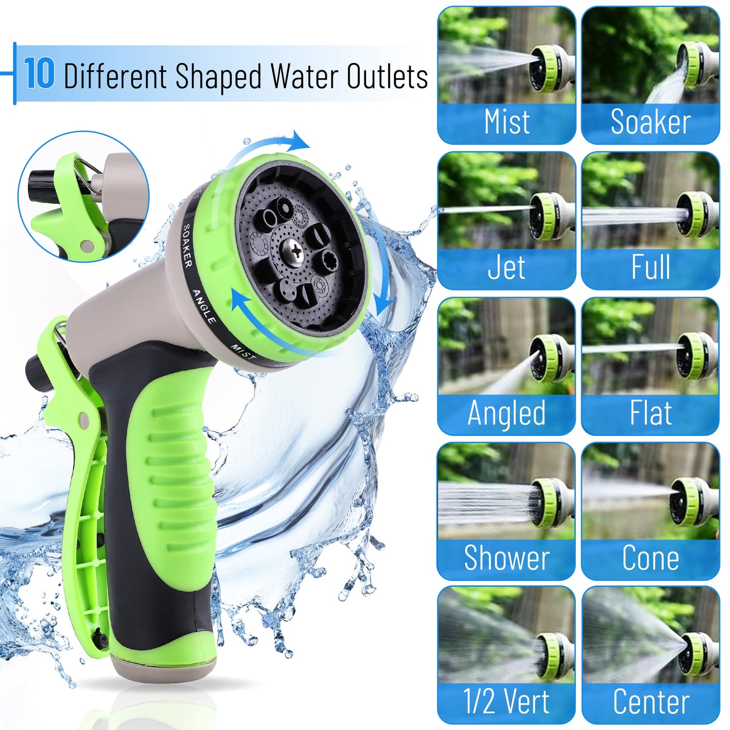 UNCO- Garden Hose, 6 Feet, Stainless Steel Hose, Metal Hose, Metal Garden Hose, Stainless Steel Garden Hose, Outdoor Hose, No Kink Garden Hose, Short Garden Hose, Garden Hose Metal