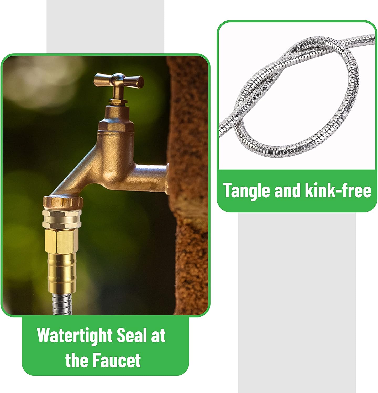 UNCO- Garden Hose with Pool Pole Hanger