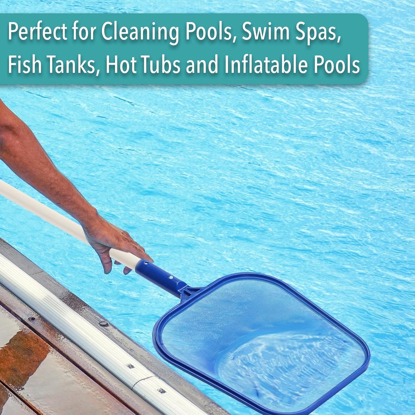 UNCO Pool Skimmer Net, Pool Net, Pool Nets for Cleaning, Pool Skimmer, Pool Cleaning Net, Pool Leaf Skimmer Net, Pool Leaf Net, Pool Leaf Rake, Hot Tub Skimmer Net, Spa Skimmer, Pool Rake Net