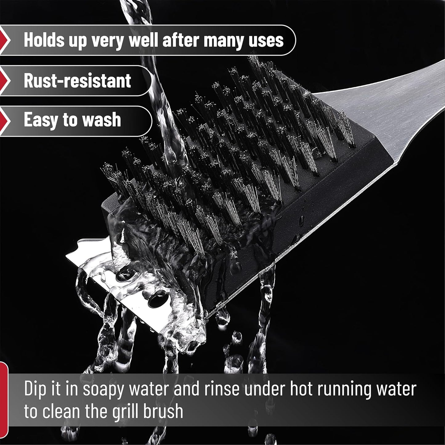 UNCO- Smoker Gasket with Grill Brush and Scraper