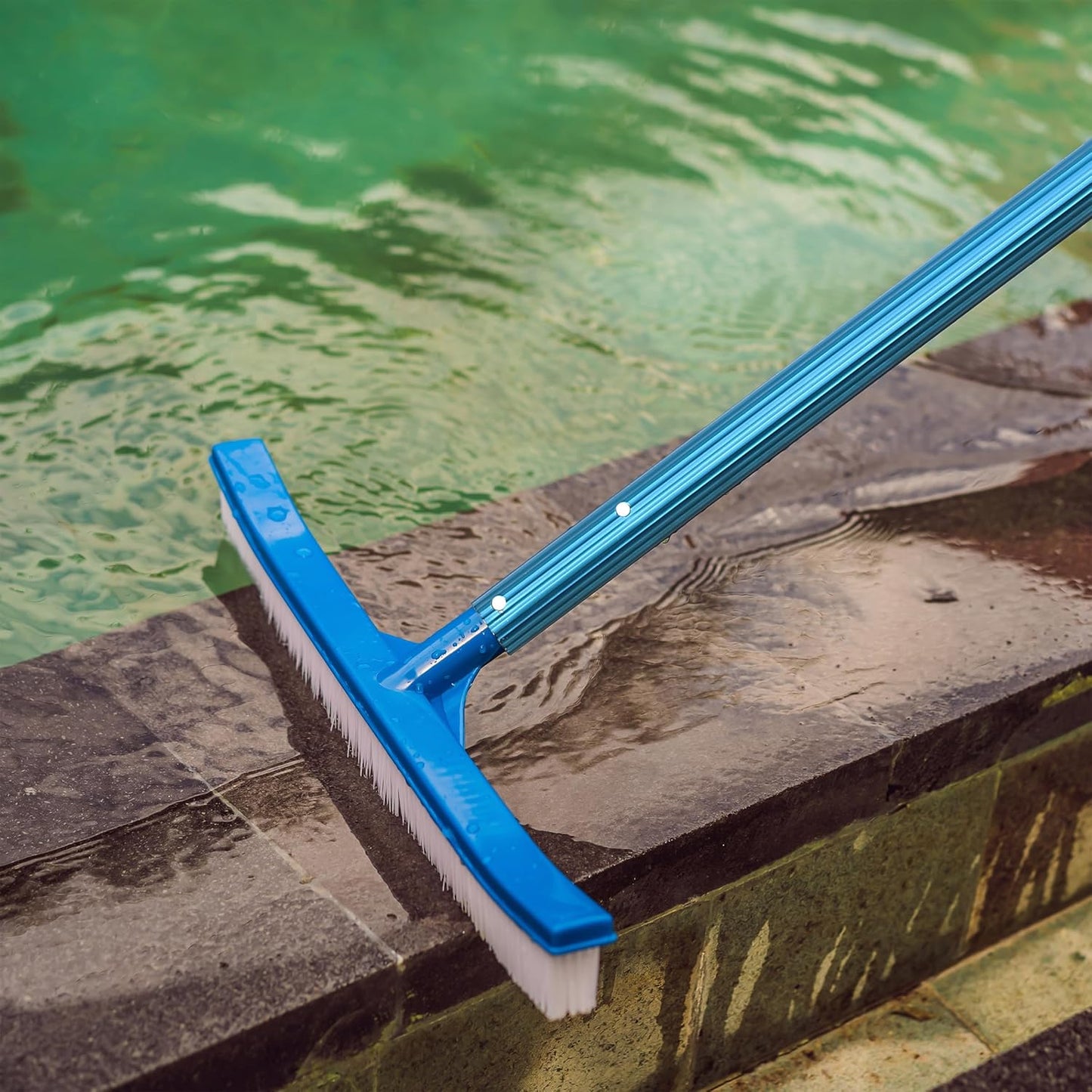 UNCO- Telescopic Pool Pole, 12Ft, Adjustable 3Piece Expandable Step-Up, Telescopic Pole, Pool Poles for Cleaning, Pool Cleaning Pole, Pool Brush Pole, Pool Pole Telescopic, Telescoping Pool Pole
