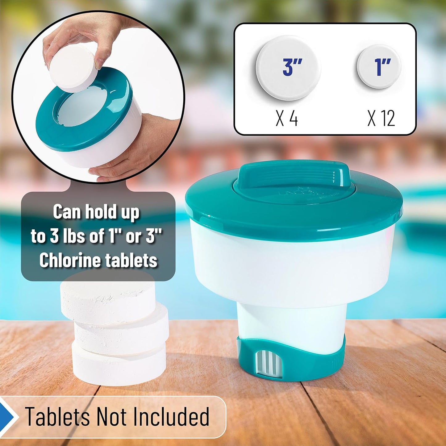UNCO- Pool Pole Hanger and Chlorine Floater