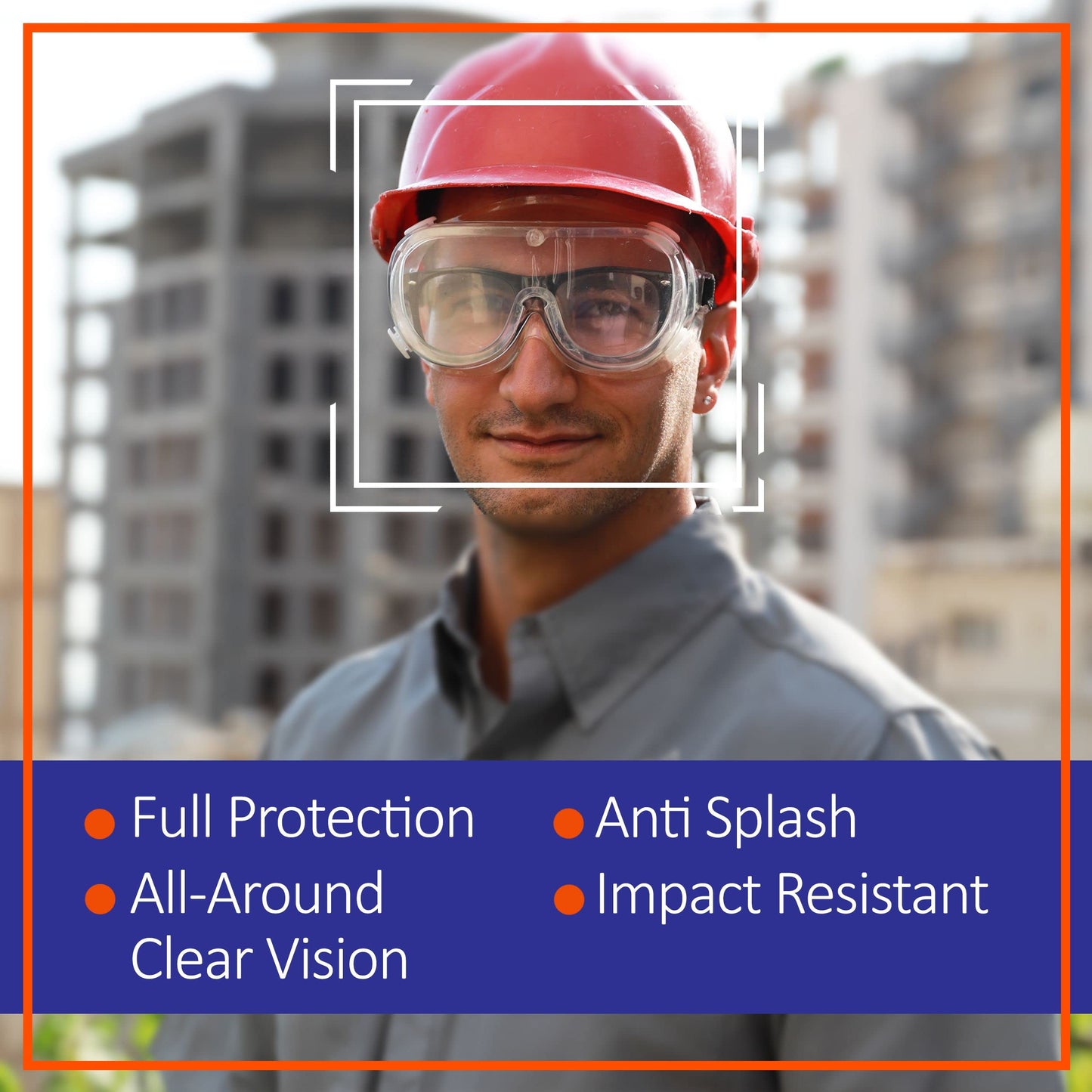 UNCO- Safety Goggles Over Glasses, Protective Goggles, Safety Goggles Anti Fog, Work, Safety Glasses Over