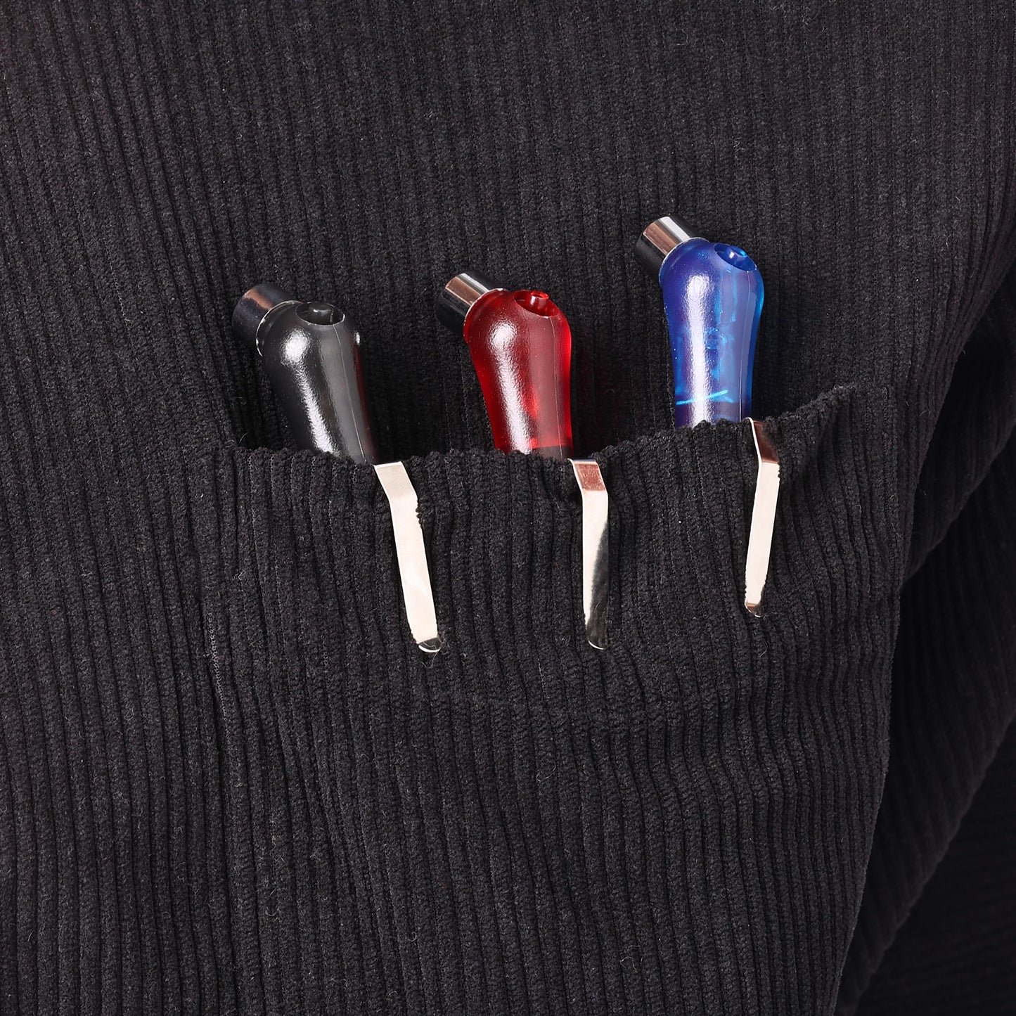 UNCO- Pencil Tire Pressure Gauge, 2 Pack, Blue & Red, 10-75 PSI, Tire Gauges for Tire Pressure, Tire Gauge, Air Pressure Gauge for Tires, Tire Air Gauge Tire Pressure, Car Tire Pressure Gauge