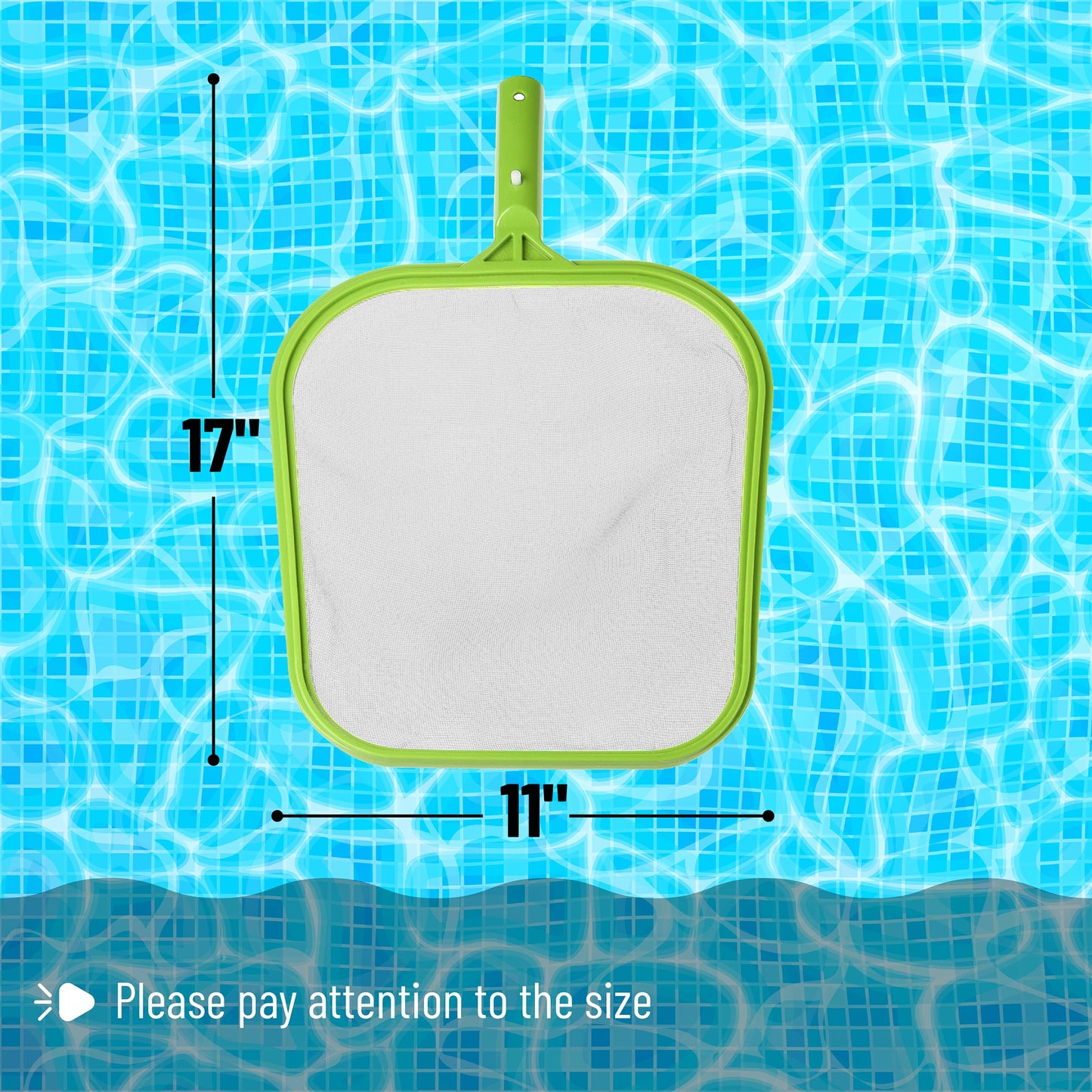 UNCO- Pool Skimmer Net, Pool Net, Pool Nets for Cleaning, Pool Skimmer, Pool Cleaning Net, Pool Leaf Skimmer Net, Pool Leaf Net, Pool Leaf Rake, Hot Tub Skimmer Net, Spa Skimmer, Pool Rake Net.