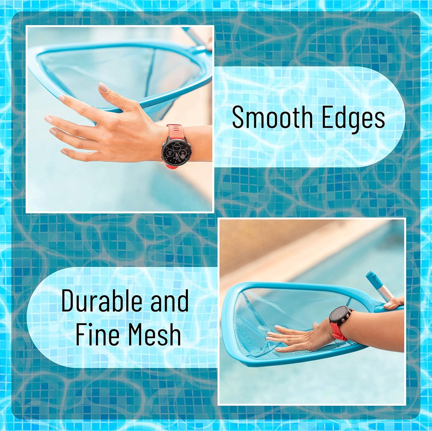 UNCO- Pool Pole Hanger and Skimmer Net with Pole