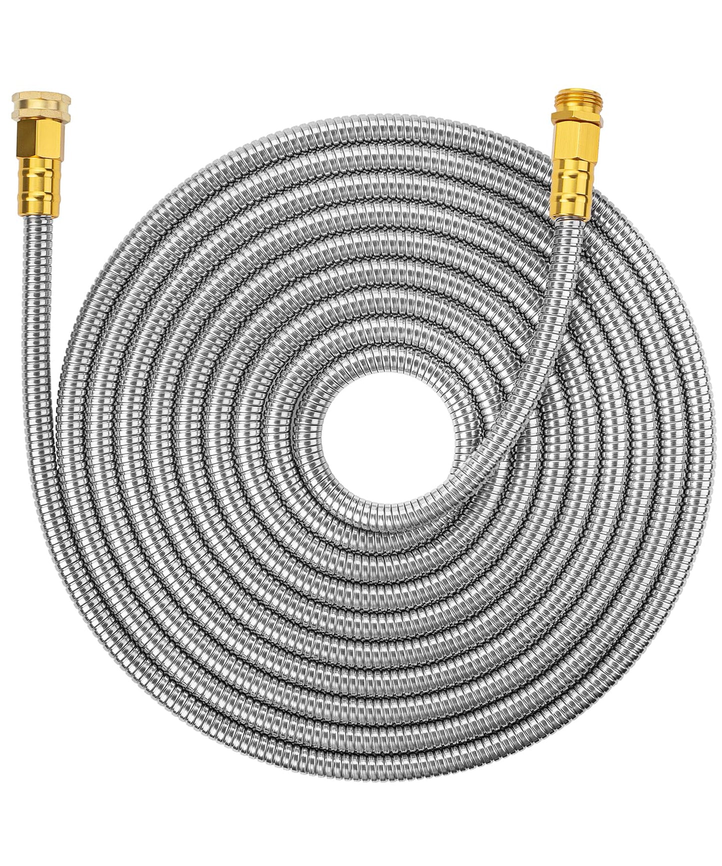 UNCO- Garden Hose, 6 Feet, Stainless Steel Hose, Metal Hose, Metal Garden Hose, Stainless Steel Garden Hose, Outdoor Hose, No Kink Garden Hose, Short Garden Hose, Garden Hose Metal