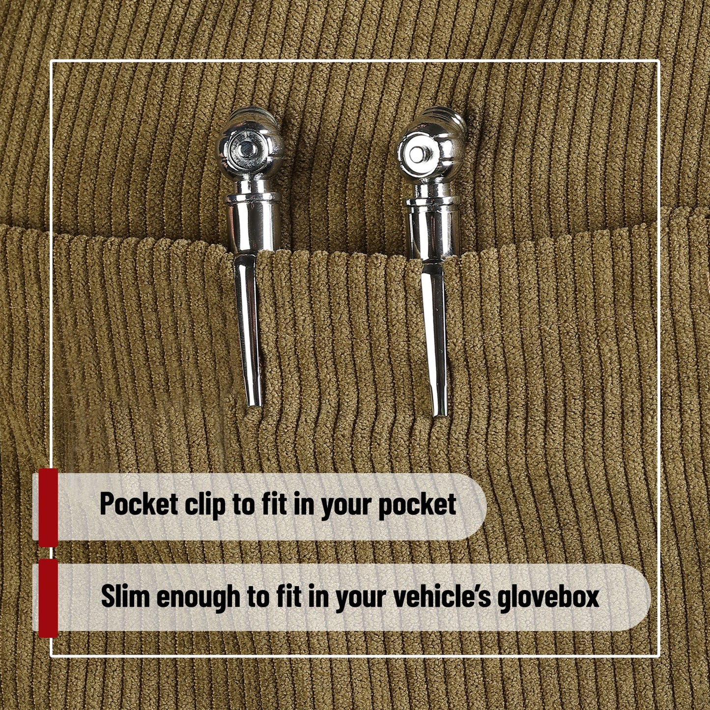 UNCO- Pencil Tire Pressure Gauge, 2 Pack, Blue & Red, 10-75 PSI, Tire Gauges for Tire Pressure, Tire Gauge, Air Pressure Gauge for Tires, Tire Air Gauge Tire Pressure, Car Tire Pressure Gauge