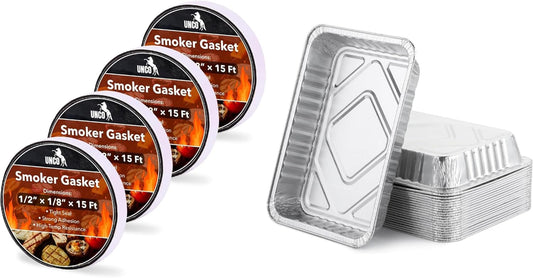 UNCO- Grill Gasket and Aluminum Drip Pans