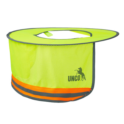 UNCO- Hard Hat Sun Shield, 3 Pack, Full & Standard Brim Mesh Sunshade High Visibility Reflective, Hard Hat Sun Shade, Hard Hat Accessories, Hard Hat Visor, Hard Hat Shade, Hard Hat Neck Shade