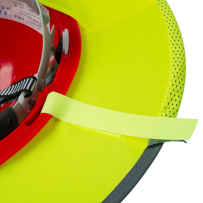 UNCO- Hard Hat Sun Shield, Full & Standard Brim Mesh Sunshade High Visibility Reflective, Hard Hat Sun Shade, Hard Hat Accessories, Hard Hat Visor, Hard Hat Shade, Hard Hat Neck Shade.